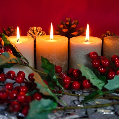 advent, novitim, věnec, svíčky, vánoce