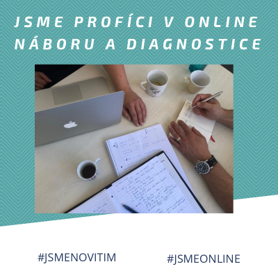 Jsme online - Novitim - diagnostika - nábor - recruitment