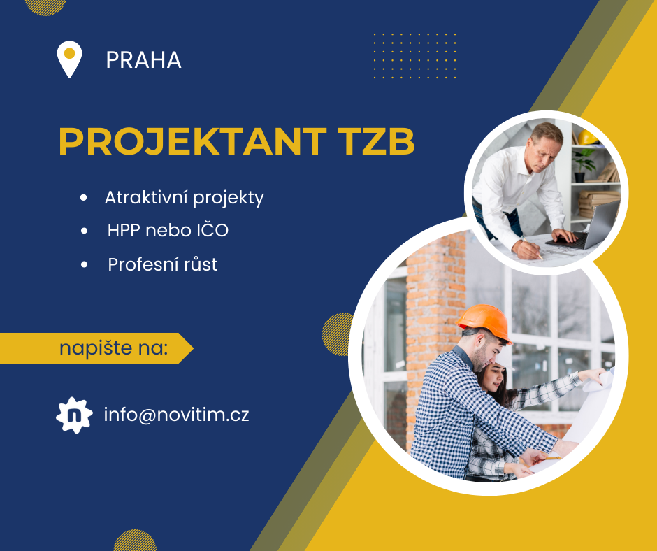 Projektant TZB – skvělá mzda, HPP nebo IČO